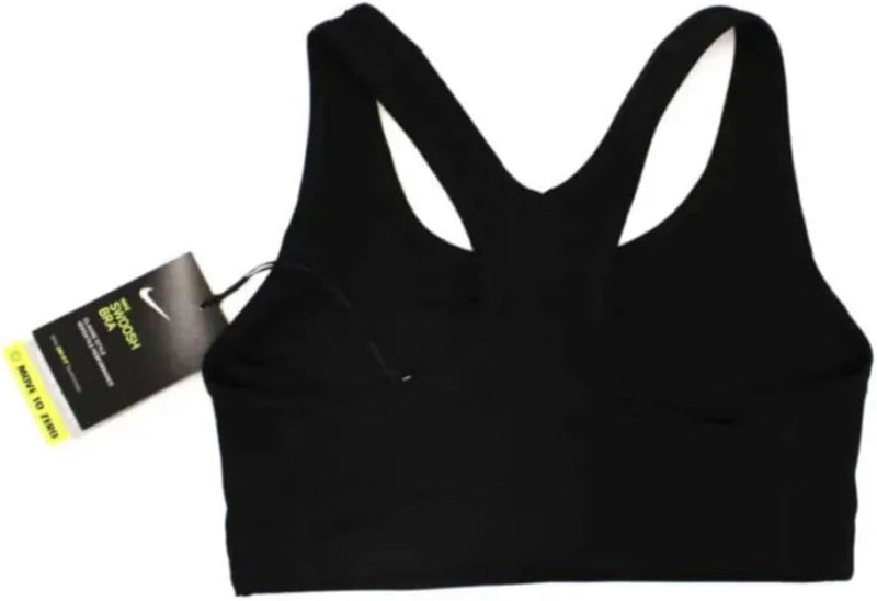 Nike Pro Women Medium Support Classic Swoosh Training Bra Black District F