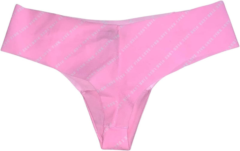 Pink No Show Thong Smooth Panties/Panty Color Yellow New