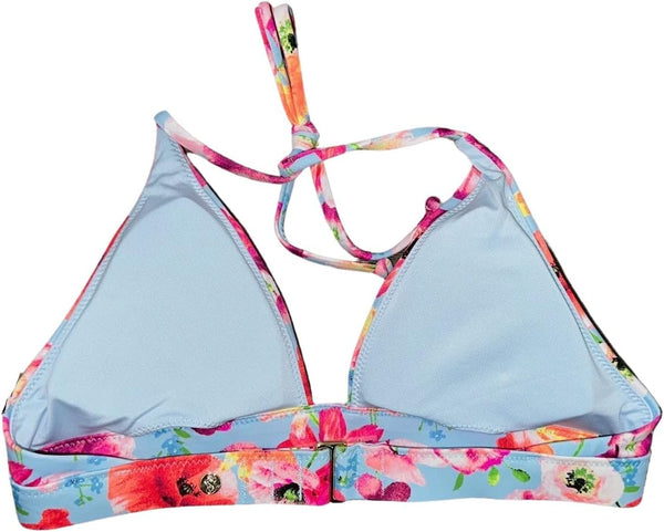 Victoria's Secret Swim Essential Halter Bikini Top Multicolor Floral Size X-Small New