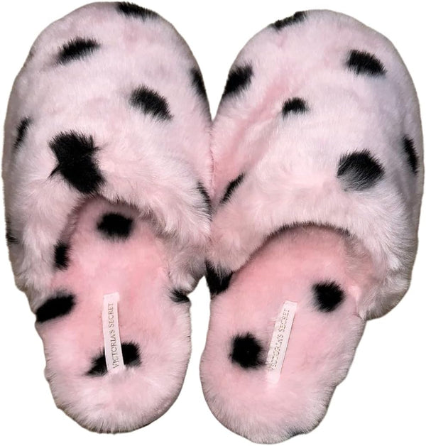 Victoria's Secret womens Closed Toe Faux Fur Slipper