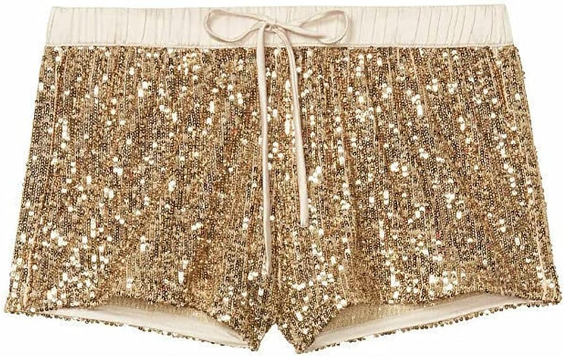 Victoria's Secret Sequins Bling Relaxed Fit Short