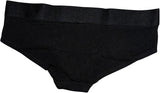 Victoria's Secret Pink Logo Hipster Underwear/Panty Color Black Shine New